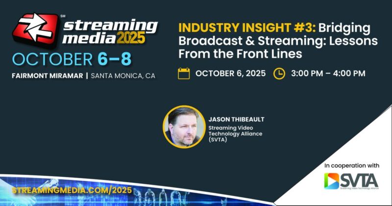 Image for the Tweet beginning:  At #Streaming2025 Industry Insight